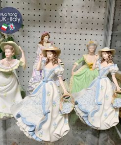 Cô sứ hoa diên vỹ men lì