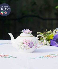 Ấm hoa đúc c1978 theo bộ 8 ấm