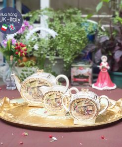 Bộ ấm 3 món Sadler đoàn ngựa