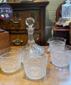 Bộ 6 bát tráng tay pha lê Georgian hiếm