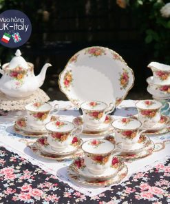 Bộ trà Royal Albert hoa hồng cổ Old Country Rose (22 món)