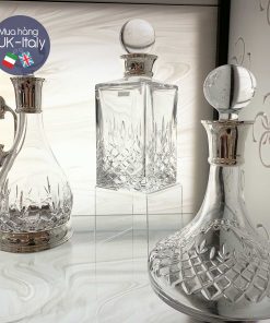 Decanter pha lê nạm bạc Cars
