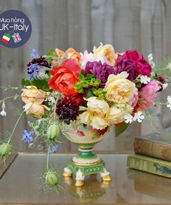 Bình hoa săn lùng vẽ hồng James Hadley