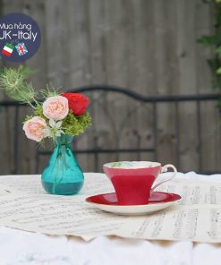 Bộ trà Duo dáng Corset Aynsley đỏ Jazz