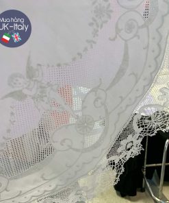 Khăn ren Oval thiên thần Ý