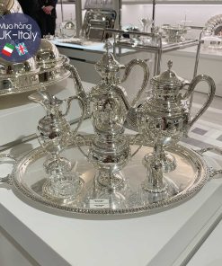 Bộ ấm trà mạ bạc Ý Greggio