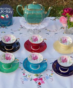 Bộ tách 6 người Aynsley Corset hoa hồng săn lùng