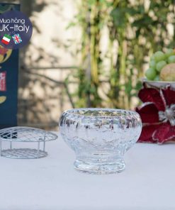 Bình hoa pha lê kèm khung cỡ lớn c1950