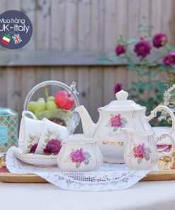 Bộ trà 2 người kỉ niệm cưới 40 năm Ruby Wedding