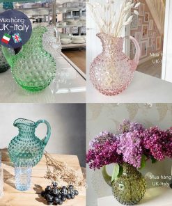 Bình có quai pha lê tiệp vảy ốc sên