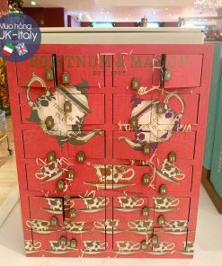 Lịch Advent Xmas trà hộp gỗ