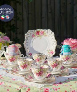 Bộ tách 6 người Royal Standard hoa hồng rạng rỡ (21 món)