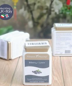 Fitness Pharma Lutein + Bilberry chống lão hoá điểm vàng mắt