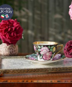 Bộ trà cabinet hồng Clare