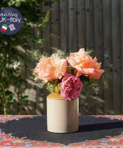 Lọ hoa men muối cổ Anh c.1920