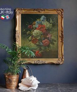 Tranh tĩnh vật vườn hoa Ý c.1950