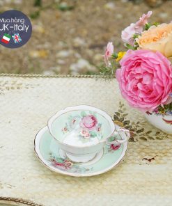 Bộ trà Cabinet xanh bạc hà hoa Paragon