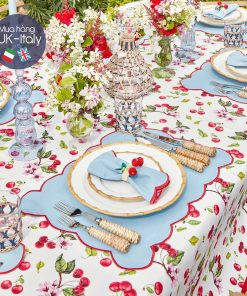 Bộ đĩa ăn gốm vành đúc cây tre