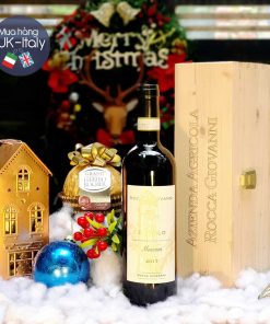 Hộp gỗ vang Rocca Giovanni