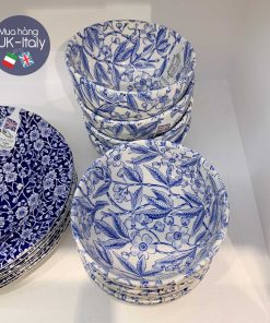 Gốm xanh trắng Burleigh hoa xuân - Bát ăn cơm