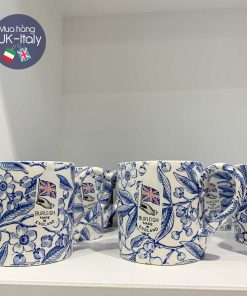 Gốm xanh trắng Burleigh hoa xuân - Ly 350ml