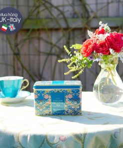 Trà English Breafast hộp sắt xanh chim hét