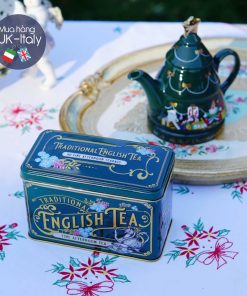 Trà English Breakfast hộp sắt xanh truyền thống