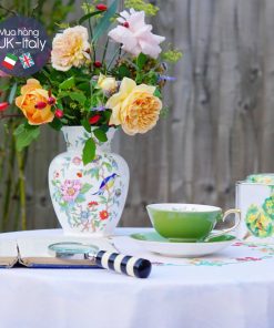 Bộ trà Duo Aynsley chim xanh cốm