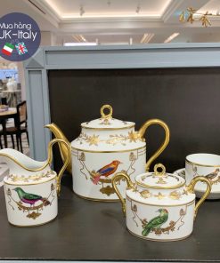 Ấm, hũ sữa, hũ đường Ginori Voliere