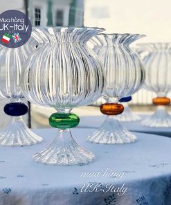 Lọ hoa chân cao thuỷ tinh Luxe Verona