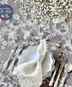 Khăn bàn ren tay Luxe Pháp