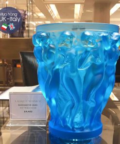 Lọ Lalique Bacchantes nữ thần xanh nước biển sáng