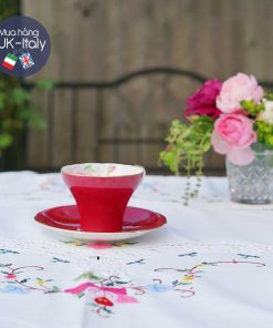 Bộ trà 2 người cabinet Aynsley dáng Corset hoa hồng