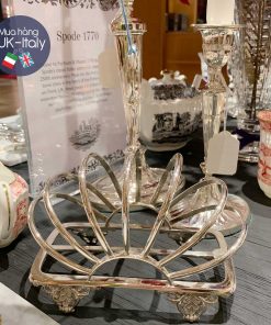 Giá mạ bạc đựng bánh mỳ nướng xưa