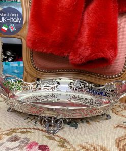 Giỏ bạc đựng hoa quả, bánh mì - kiểu 2