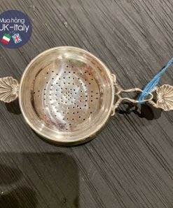 Lọc trà có đế đỡ bạc Sheffield c1947