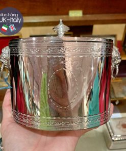 Hộp bạc đựng trà thời Victorian kiểu 1