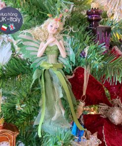 Treo trang trí cô tiên váy xanh quả berry