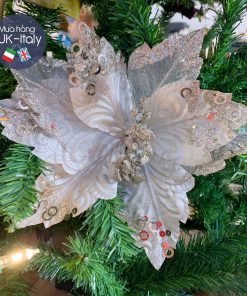 Lá hoa trạng nguyên kem kim tuyến