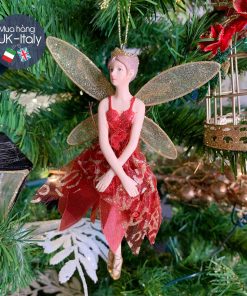 Treo trang trí cô tiên váy đỏ 2