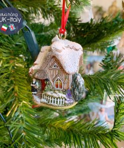 Nhà Lilliput Lane treo cây thông Xmas Bánh Pudding