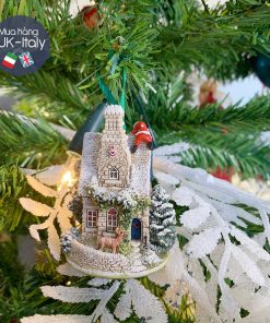 Nhà Lilliput Lane treo cây thông Xmas Chuông ngân vang