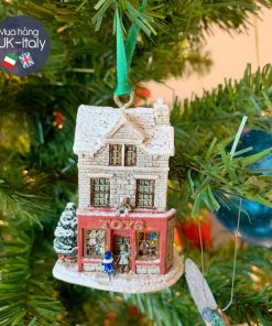 Nhà Lilliput Lane treo cây thông Xmas Cửa hàng đồ chơi