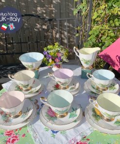 Bộ tách 6 người Paragon hoa hồng Wheatcroft yêu thích