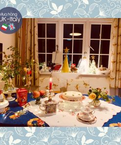 Ấm giáng sinh Sadler nắp chuông nhà thờ