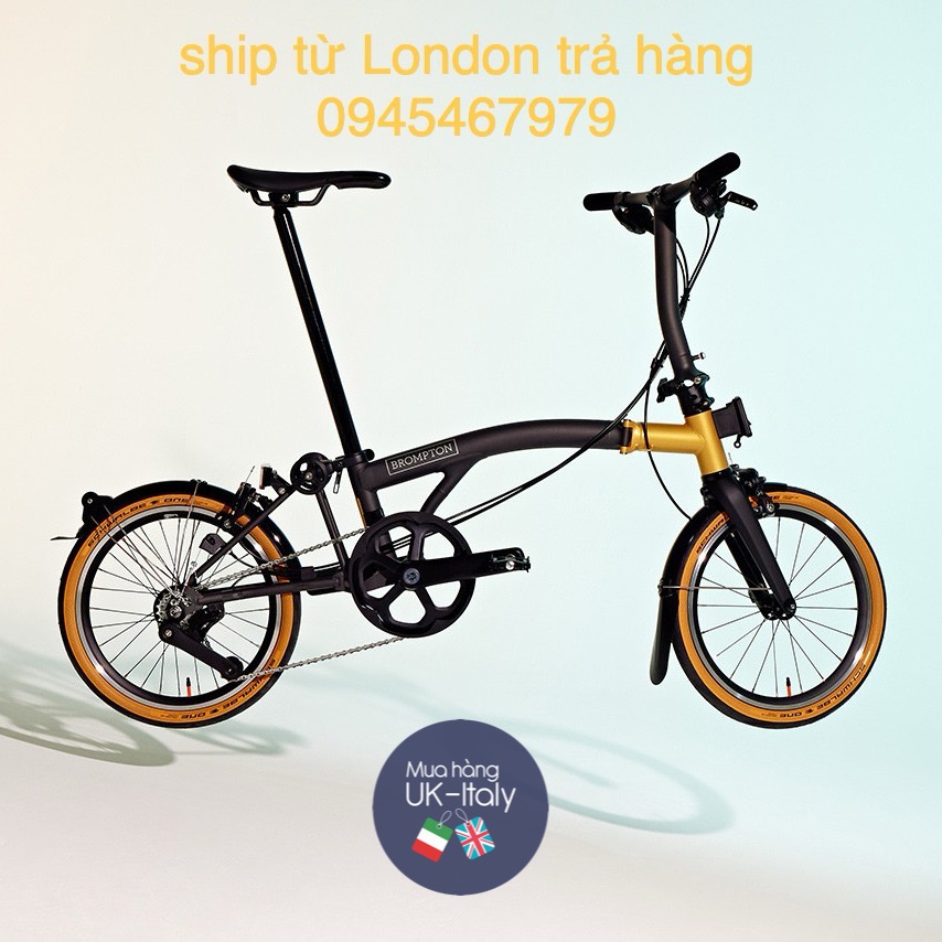 Brompton T Line - Ceratech Black Gold order trực tiếp từ UK với Mua Hàng UK-Italy