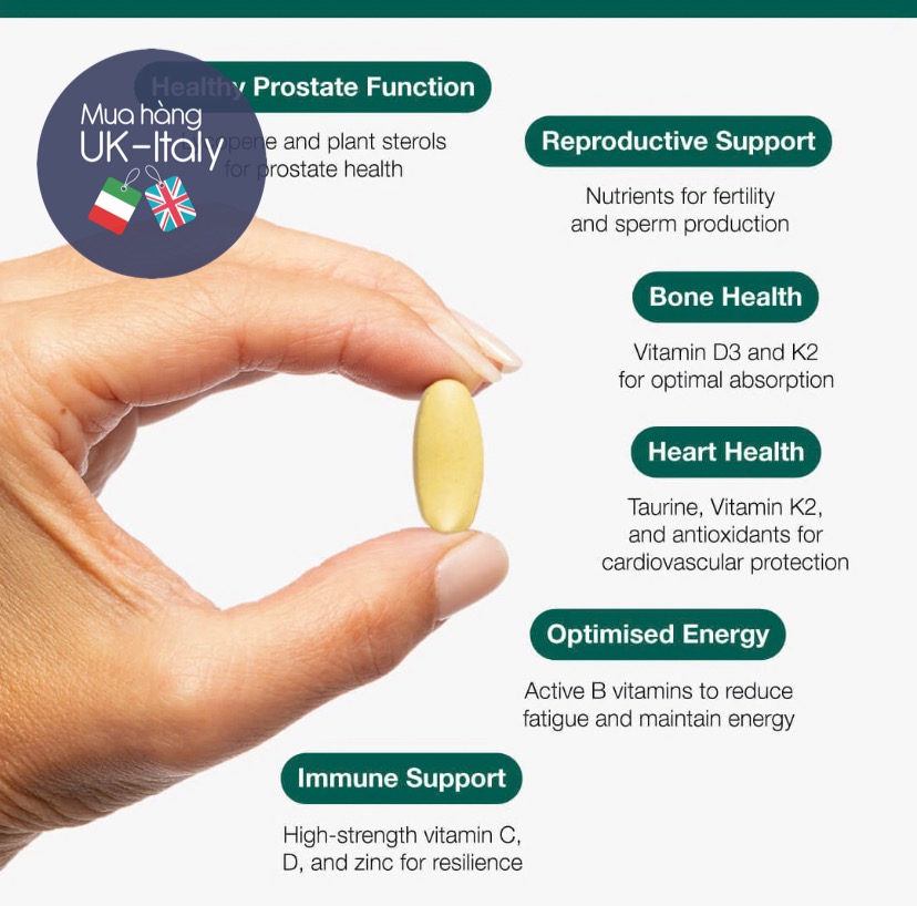 Vitamin tổng hợp cho Nam Metagenics Multivitamin for Men